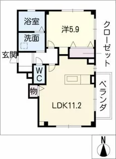 GRAN KOU【2階】の間取り