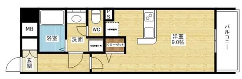 アドバンス新大阪Ⅴ【7階】の間取り