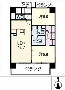 VILLAGE DE MIZUHO【3階】の間取り