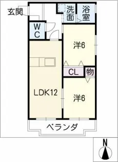 光陽ビル【2階】の間取り