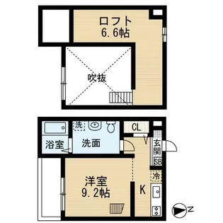 Vail【203号室】の間取り