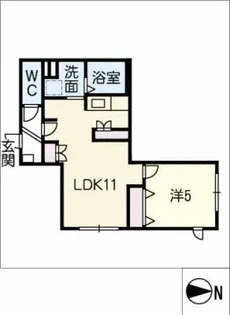 Un Espoir【1階】の間取り