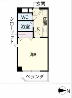 メゾン・ド・アジュール【4階】の間取り