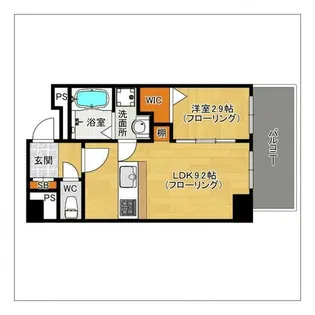 MAHORA天神【701号室】の間取り