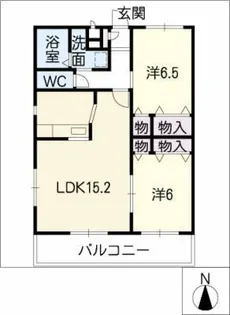 サングリーン【2階】の間取り