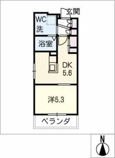 SOLEIL御器所【1階】の間取り