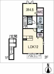 エムグランデB【2階】の間取り