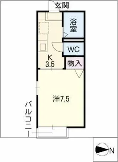 サンディベル杁ヶ池【2階】の間取り
