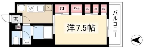 リブリ・エスペランサ大幸【2階】の間取り