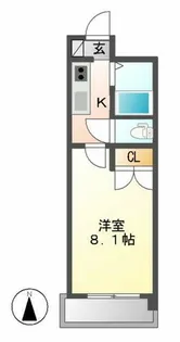 リエス伏見【7階】の間取り