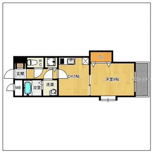 ア ラ モード アビタシオン【306号室】の間取り