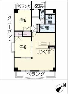 エクセラン・ハル【3階】の間取り