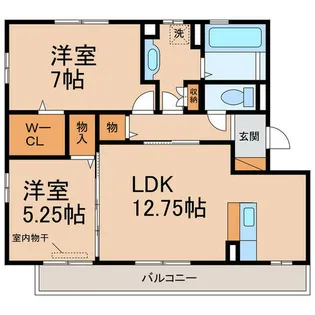 フォレスタA棟【3階】の間取り