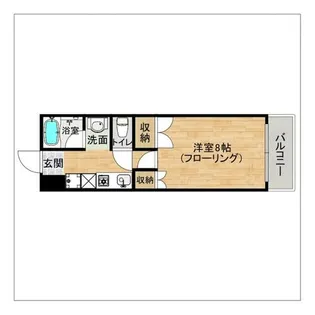 アーバン21 A棟【216号室】の間取り