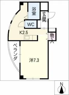 マンションアベニュー【2階】の間取り