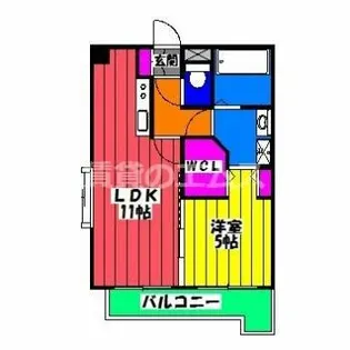 K.313 fukuoka【4階】の間取り