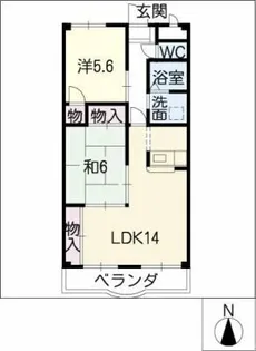サンヒルズ【2階】の間取り