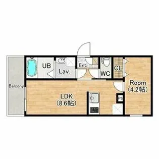 ジーメゾン柴田エクシア【0303号室】の間取り