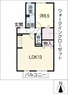 カーサ・クオーレ【1階】の間取り