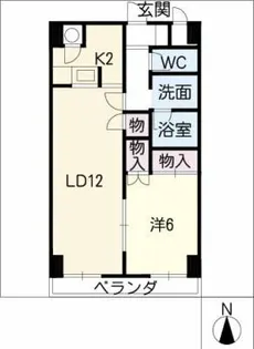 リバージュ【1階】の間取り