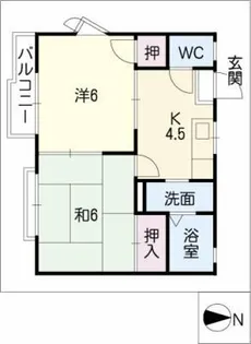 エラク109【2階】の間取り