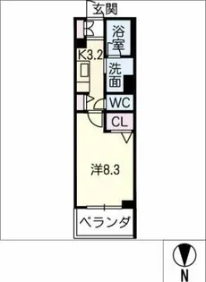 シャーメゾン神山【3階】の間取り