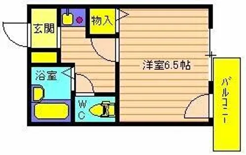 シーサイドマンション【5階】の間取り