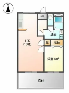 ファイン梅森【1階】の間取り