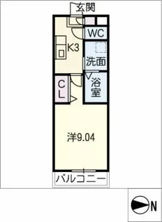 メゾン大井【1階】の間取り