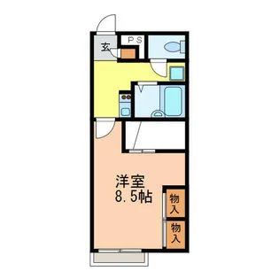 スタンドアップ錦町【207号室】の間取り