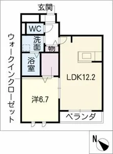 エルク本郷【1階】の間取り