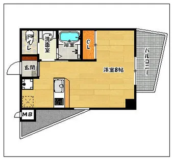 サヴォイステディハウス【4階】の間取り