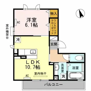 La Bellezza A棟【3階】の間取り