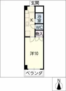 明治館【4階】の間取り