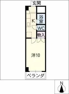 明治館【4階】の間取り