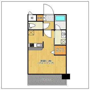 エンクレスト博多PREMIER【302号室】の間取り