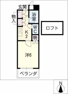 WEST POINT【6階】の間取り