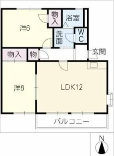 パーク・プレジオ【1階】の間取り