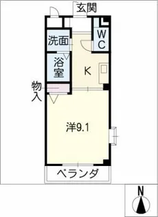 ルミナールモア【4階】の間取り