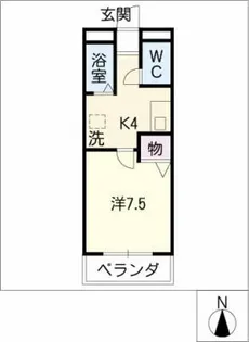 グランシャリオ【3階】の間取り