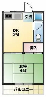 コーポ青木【5階】の間取り