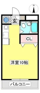 ロランジュ A棟【201号室】の間取り
