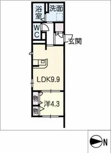 OAK-Ⅲ【1階】の間取り