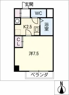飯田ビル【4階】の間取り