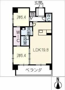 クオリア覚王山【5階】の間取り