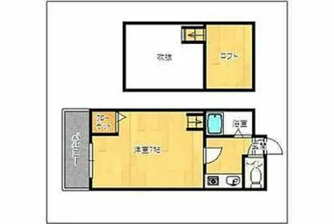 プレアライト【202号室】の間取り