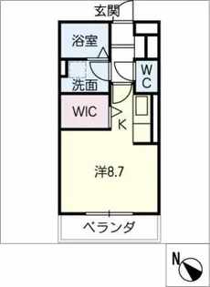 AN Hamatomi【1階】の間取り