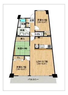 アイランドシティ・インフィニガーデン【N529号室】の間取り