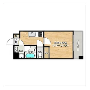 ラ・シック サヴォイ【304号室】の間取り