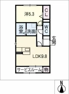 BEEZ【1階】の間取り